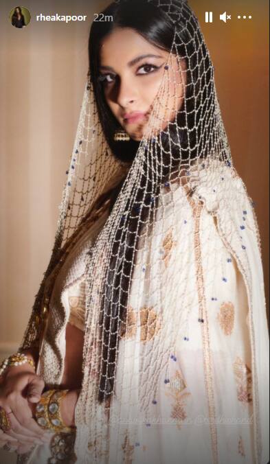 The producer shared this breathtaking click decked up as a beautiful bride.