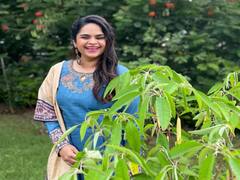 Actress Vidyu Raman pics |மழையின் சாரலில் நனைய தோன்றுது நடுங்க தோன்றுது - வித்யு ராமன் போட்டோ ஆல்பம்!