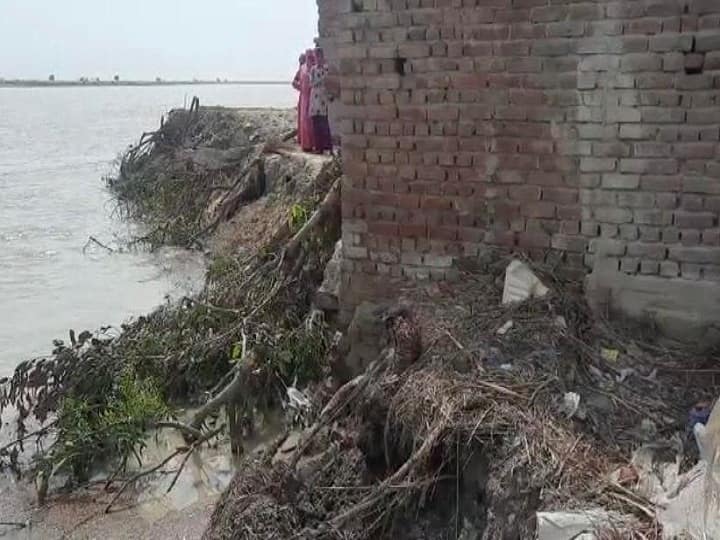 Badaun: Villagers troubled by harvesting, top officials accused of not helping ann बदायूं: कटान से 2000 बीघा जमीन कटी, ग्रामीण पलायन करने को हुए मजबूर