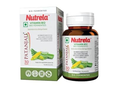 Nutrela Vitamin B12 Bio-Fermented Supplement For Vitamin b-12, Fights Stress, Improves Cognition, General Vitality, Nerve Strength Nutrela Vitamin B12 Bio-Fermented से पूरी करें विटामिन बी-12 की कमी, मिलेंगे कई फायदे