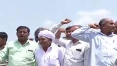 બનાસકાંઠા: સુજલામ સુફલામ કેનાલમાં પાણી છોડવાની માંગ, સતત બીજા દિવસે ખેડૂતોના ધરણાં