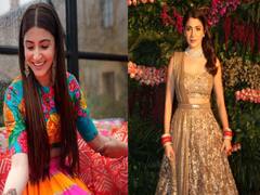 लहंगा ये कमाल का: कलरफुल फ्लावरी प्रिंट से लेकर गोल्डन हैवी एम्ब्रोइडरी तक..हर तरह के लहंगे में निखरी Anushka Sharma की खूबसूरती