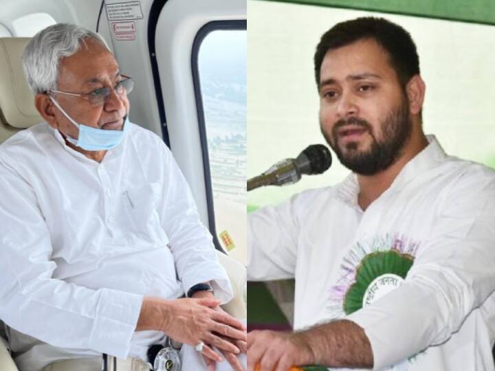 Tejashwi Yadav React on Nitish Kumar aerial survey said Chief Minister should use the aircraft in relief work ann बिहारः नीतीश कुमार के हवाई सर्वेक्षण से तेजस्वी ‘नाराज’, कहा- विमान को राहत कार्य में लगाएं मुख्यमंत्री