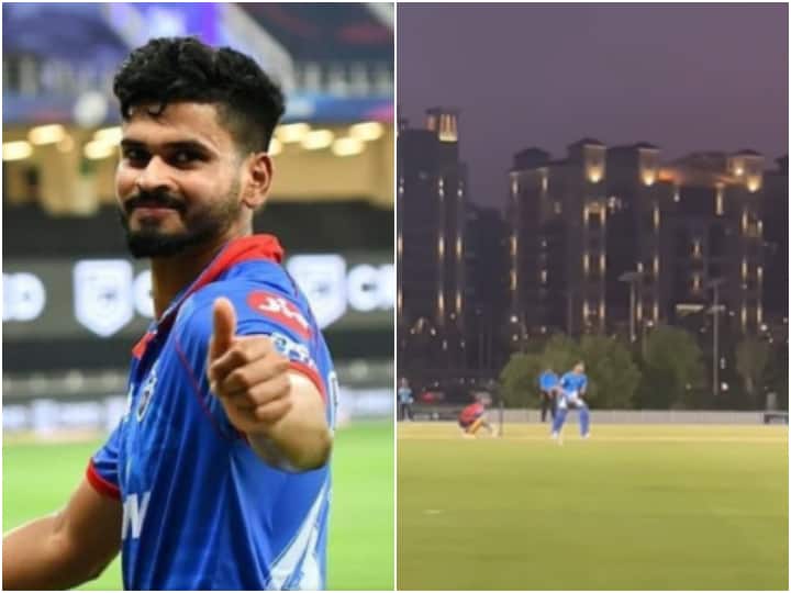 IPL 2021 Phase 2: Shreyas Iyer Hits Mammoth Six Out Of Park In Practice Game, Video Goes Viral IPL 2021 Phase 2: Shreyas Iyer Hits Mammoth Six Out Of Park In Practice Game, Video Goes Viral