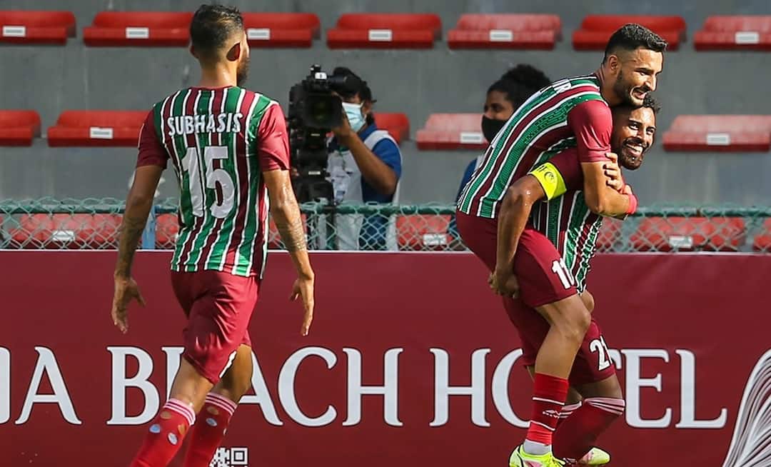 AFC Cup ATK Mohun bagan beats Bengaluru FC 2-0 in AFC Cup AFC Cup ATK Mohun Bagan: বেঙ্গালুরুকে ২-০ গোলে হারিয়ে এএফসি কাপ অভিযান শুরু মোহনবাগানের