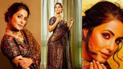 Hina Khan Saree Cost: ৫০ হাজার টাকার শাড়িতে অনন্যা অভিনেত্রী হিনা খান