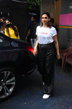 SPOTTED: Deepika Padukone Looks Chic In Black & White Combination, Kangana Ranaut & Kriti Sanon Step Out For Work