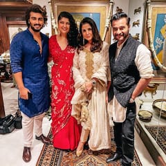 PICS: Arjun, Shanaya, Khushi & Other Kapoor Family Members Attend Antara Marwah's Baby Shower