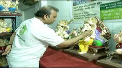 Ganeshotsav 2021 Mumbai : मूर्तिकार निमनेश शहांनी तयार केल्या इको-फ्रेंडली गणेशमूर्ती