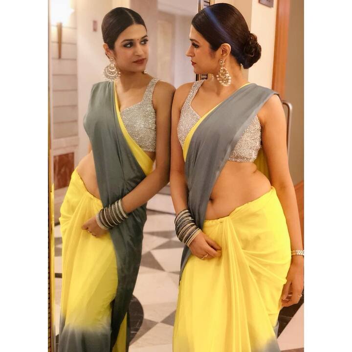 Shraddha Das Pics: చీరకట్టులో శ్రద్ధా దాస్.. ఎంత శ్రద్ధగా అందాలు ఆరబోస్తుందో చూడండి