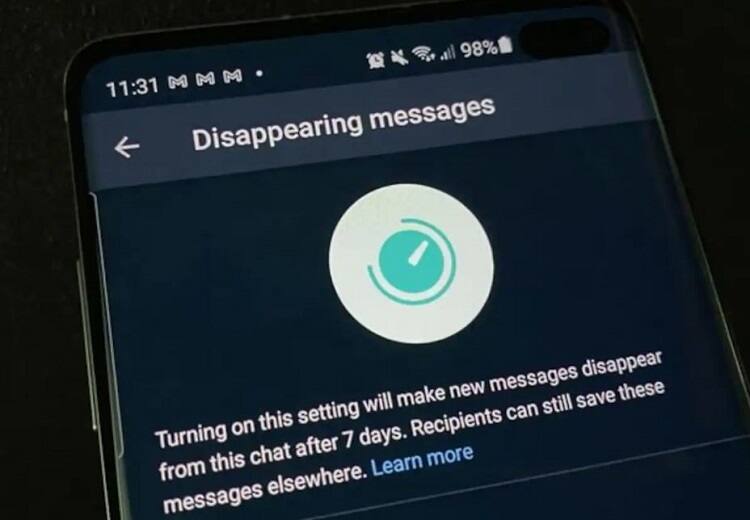 Whatsapp extends disappearing messages feature from 7 days to 90 days ’90 நாட்கள் வரை நீட்டிப்பு!’ - மறைந்துபோகும் மெசேஜ்களுக்கு வாட்சப் அறிமுகப்படுத்தும் புதிய செட்டிங்!