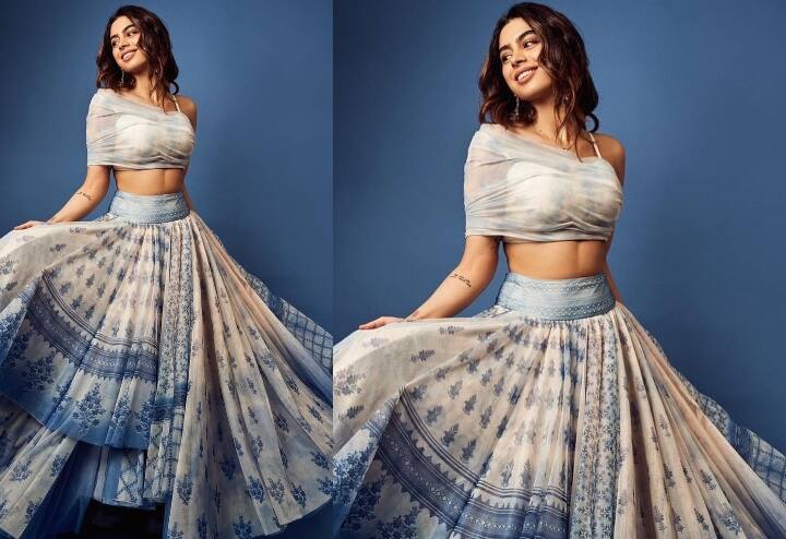 khushi kapoor wears an expensive lehnga in antara marwah's baby shower ceremony It's Expensive: भाभी की गोदभराई में इतना महंगा लहंगा पहनकर पहुंची खुशी कपूर, कीमत उड़ा देगी होश