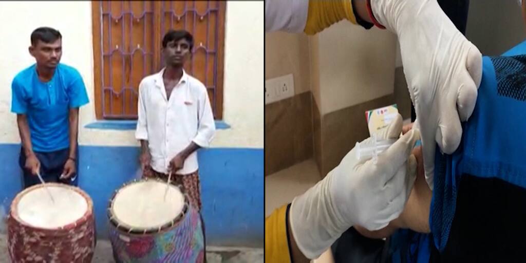 Bongaon dhaki vaccination will be initiate by municipality টিকা না পাওয়ায় পুজোর মরশুমে চিন্তায় ঢাকিরা; ভ্যাকসিনেশনের আশ্বাস পুর প্রশাসকের