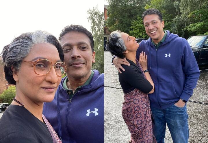 mahesh bhupathi shares a pic and cheers his wife lara for bell bottom Bell Bottom: महेश भूपति ने इंदिरा गांधी बनी लारा दत्ता के साथ तस्वीरें शेयर कर लिखी दिल को छू लेने वाली बात