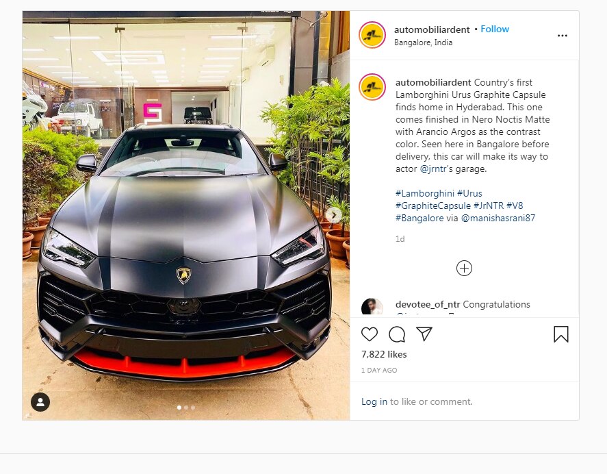 Jr NTR Lamborghini Urus: యంగ్ టైగర్ గ్యారేజ్‌లోకి ఖరీదైన లగ్జరీ కార్, ఇండియాలోనే ఫస్ట్ ఇది.. ధర తెలిస్తే కళ్లు తిరగాల్సిందే..