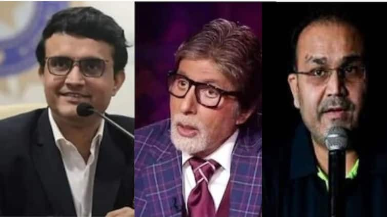 Sourav Ganguly and Virender Sehwag to grace the hot seat of Kaun Banega Crorepati Season 13 Kaun Banega Crorepati Season 13: 'কৌন বনেগা ক্রোড়পতি'-এর হটসিটে সৌরভ গঙ্গোপাধ্যায় ও বীরেন্দ্র সহবাগ? জল্পনা তুঙ্গে