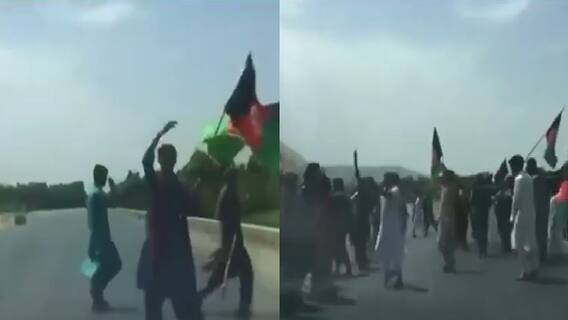 Afghanistan crisis: locals stage protest against Taliban in Kandhar