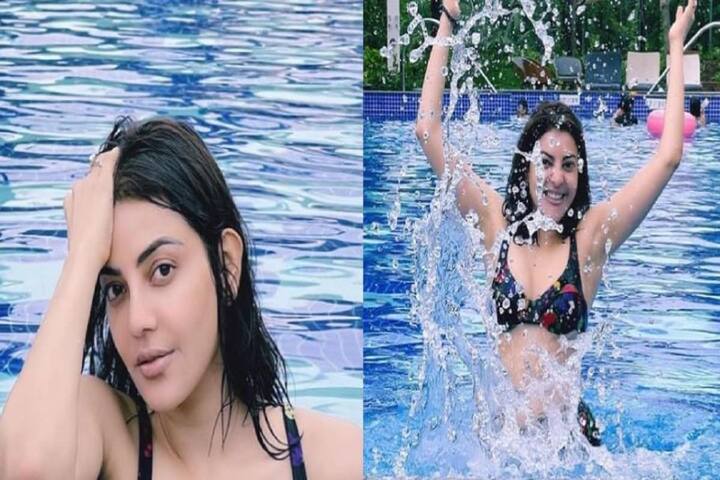 సోషల్ మీడియాని షేక్ చేస్తోన్న కాజల్ బికినీ పిక్స్