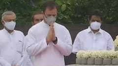 Rahul Gandhi pays tribute to father Rajiv Gandhi on his 77th birth anniversary