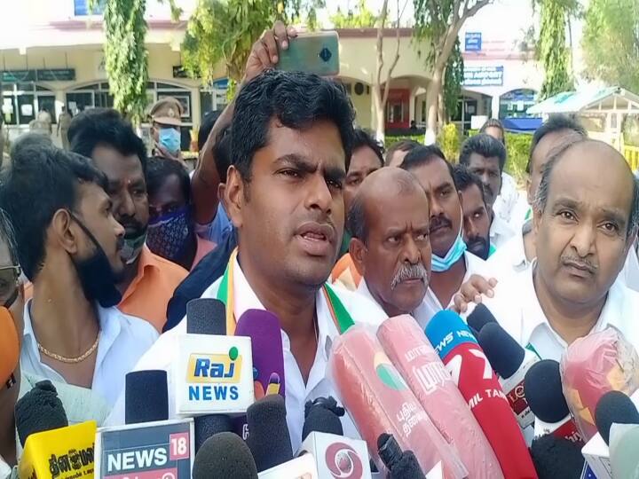 BJP state president Annamalai said in an interview in Thoothukudi that the DMK government will understand the plans of the central government within 3 months ’இன்னும் 3 மாதம்தான்’ அதற்குள் திமுக மத்திய அரசை புரிந்து கொள்ளும்- பாஜக மாநிலத் தலைவர் அண்ணாமலை