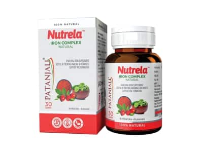 Nutrela Iron Complex Natural Supplement, Good Source Of Iron Based On Natural, Ayurvedic And Herbal Extracts Nutrela Iron Complex Natural से पूरी करें आयरन की कमी, जानिए इसके फायदे
