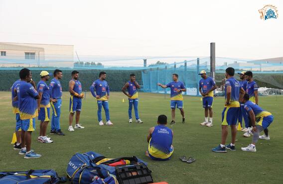 IPL 2021: యూఏఈలో ప్రాక్టీస్ షురూ చేసిన చెన్నై సూపర్ కింగ్స్... ముంబైతో పోరు కోసం కసరత్తు