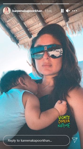 ‘Lights Camera Naptime’: Kareena Kapoor Khan Shares Cute Picture With Son Jeh From Maldives