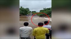 Parbhani : परभणीत युवक पुलावरुन पडला अन् झाडाला अडकला, दैव बलवत्तर म्हणून वाचला