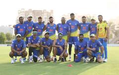 IPL 2021: আইপিএলের আগে প্র্যাক্টিসে ফুটবল পায়ে ভেল্কি ধোনি-রায়নাদের