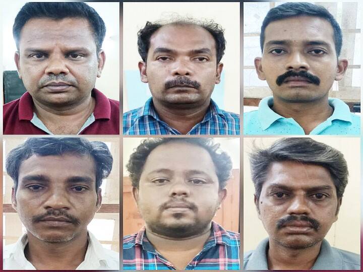 6 arrested for attempted robbery in Ramanathapuram 'கொள்ளை அடிக்கலாம் எங்க ஊருக்கு வாங்க' வெளியூர் கொள்ளையர்களை சொந்த ஊர் அழைத்து வந்த கீழக்கரை கில்லாடி!