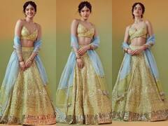 Shanaya Kapoor: সোনালি লেহেঙ্গায় নজরকাড়া শানায়া কপূর