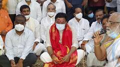 In Pics: యాదాద్రిలో కిషన్ రెడ్డి.. స్వామివారి దర్శనం, ఆలయ పునర్నిర్మాణం పరిశీలన