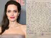 Angelina Jolie Instagram : अँजेलिना जोलीने शेअर केलेल्या अफगाणी मुलीच्या पत्राला 24 तासात तब्बल 50 लाख शेअर; पत्र वाचून अनेकांना भावना अनावर