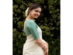 Actress Keerthy suresh Onam  pics | உன் மேல ஒரு கண்ணு நான்தான் உன் மொறப்பொண்ணு - கீர்த்தி சுரேஷ் ஆல்பம்