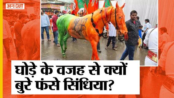 Scindia की रैली में घोड़े पर विवाद, BJP रंग में रंगा था घोड़ा Maneka Gandhi की संस्था ने की शिकायत!
