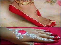 Hartalika Teej 2021: हरतालिका तीज पर मेहंदी नहीं आलता से सजाएं हाथ-पैर, देखते रह जाएंगे ये Beautiful Designs