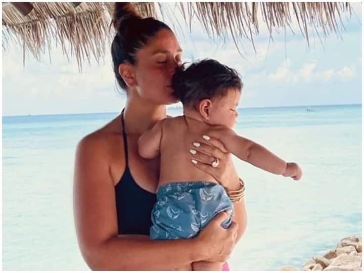 6 Months Birthday: बिकिनी पहने छोटे बेटे जहांगीर को गोद में लिए पटौदी बेगम करीना ने शेयर की खास तस्वीर, प्रेग्नेंसी के बाद पहली बार दिखा ये अंदाज