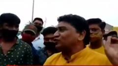 Surat: પાલિકાની દબાણ ખાતાની કામગીરી દરમિયાન ભાજપ મહિલા કોર્પોરેટરના પતિએ કર્યો હોબાળો