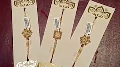 Raksha Bandhan 2021 : सोन्यासारख्या भावाला सोन्याच्या राख्या; जळगावच्या सराफा बाजारात आकर्षक राख्या