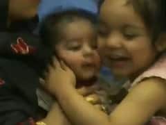 WATCH | Heartwarming Video Of Little Girl Kissing Infant After IAF Flight Lands With 168 Evacuees From Afghanistan