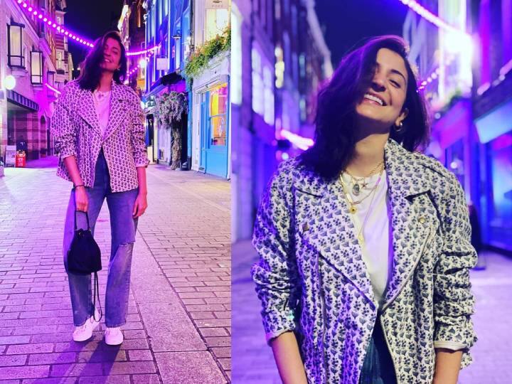 Anushka Sharma is enjoying the colorful evening of London shares her feelings with the picture In Pics: लंदन की रंगीन शाम को एन्जॉय कर रही हैं अनुष्का शर्मा, तस्वीर के साथ शेयर की अपनी फीलिंग्स