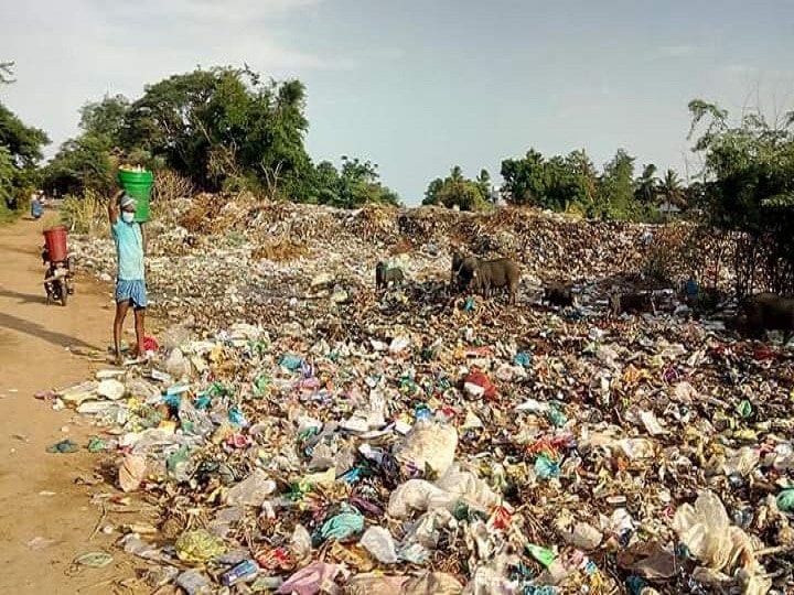 குறுங்காடாக மாறும் குப்பை மேடு...! மகிழ்ச்சியில் நீடாமங்கலம் மக்கள்...!