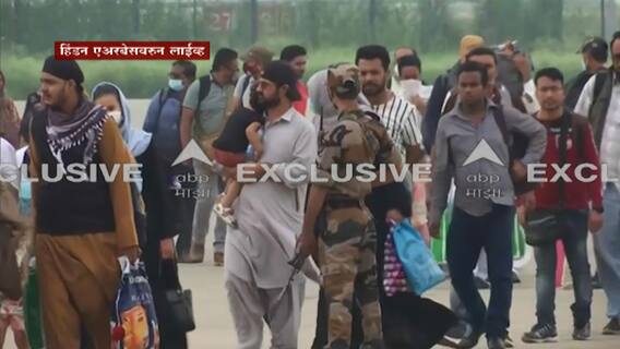 Afghanistan crisis : 168 जणांना घेऊन भारतीय वायुसेनेचं C-17 गाझियाबाद एअरबेसवर दाखल ABP Majha