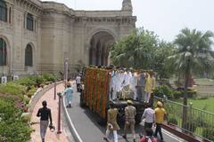[IN PICS] BJP Veteran Kalyan Singh Cremated In Bulandshahr, Top Leaders Attend Funeral