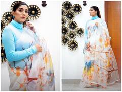 Sapna Chaudhary Saree: सपना चौधरी का लेटेस्ट फोटोशूट वायरल, इस खूबसूरत साड़ी के हो रहे हैं खूब चर्चे