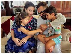 Saif Ali Khan और Soha Ali Khan ने Taimur और Inaaya के साथ Raksha Bandhan मनाते हुए शेयर की तस्वीर