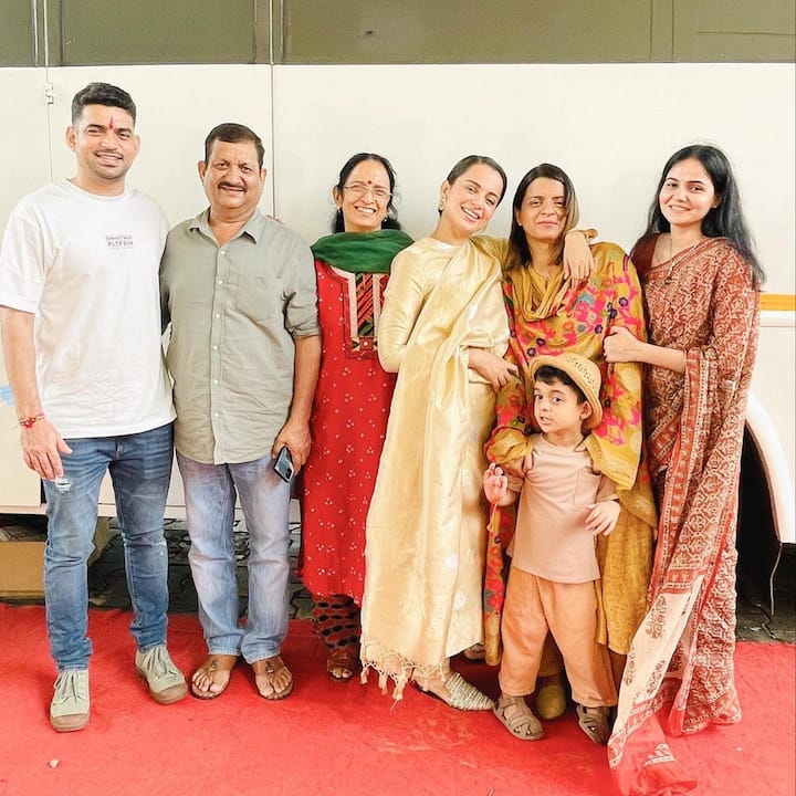 तस्वीरों में आप देख सकते हैं कि इस दौरान पूरा परिवार साथ में मस्ती करता दिखाई दिया.