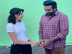 Actress samantha Celebration pics | மகிழ்ச்சியின் உச்சத்தில்  சமந்தா போட்டோ ஆல்பம்