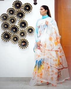 Sapna Chaudhary Saree: सपना चौधरी का लेटेस्ट फोटोशूट वायरल, इस खूबसूरत साड़ी के हो रहे हैं खूब चर्चे