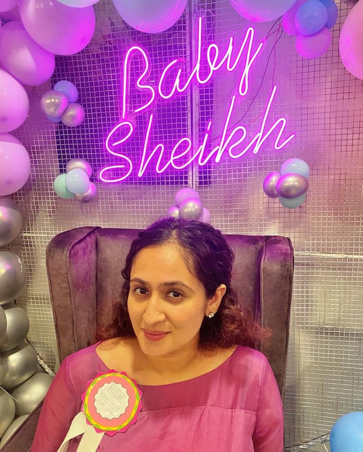 He captioned the post, “It was a very special day for Shaheer and Ruchika. And we were all there by their side to celebrate the precious moments …this baby shower will always be remembered for the love, warmth and laughs.” (Image courtesy - @mushtaqshiekh/Instagram)
